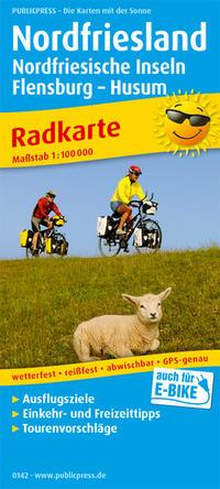 Vorderes Coverbild Nordfriesland und Nordfriesische Inseln 1:100 000