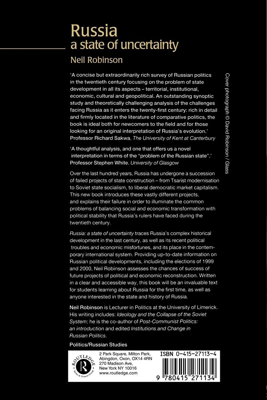 Rückseitencover Russia