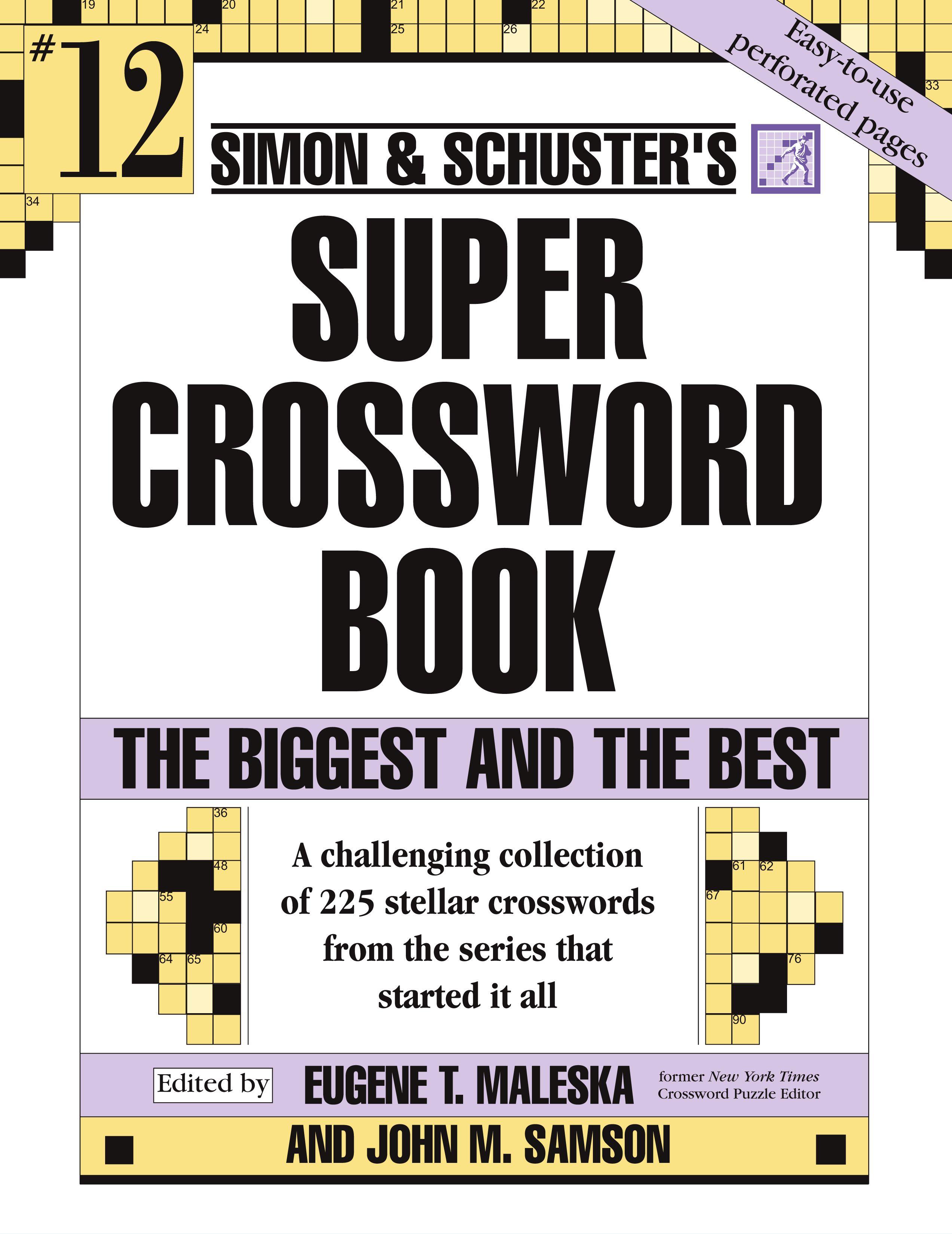 Vorderes Coverbild Simon & Schuster Super Crossword Puzzle Book #12