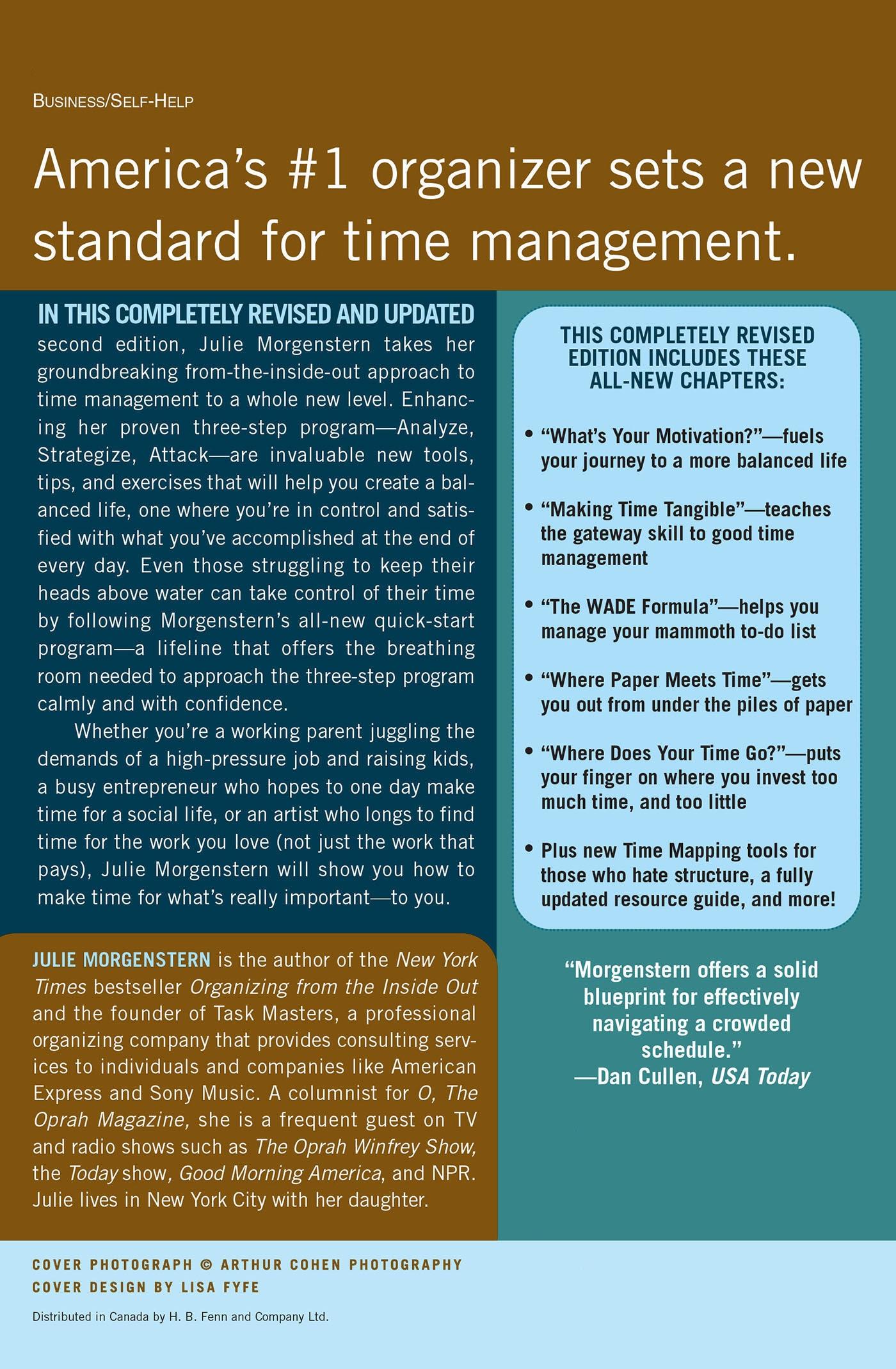 Rückseitencover Time Management from the Inside Out