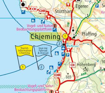 Beispielinhalt (Bild) Chiemgau - Oberbayern - Berchtesgadener Land 1:100 000