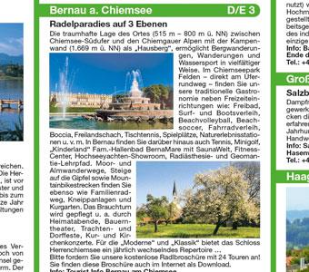 Beispielinhalt (Bild) Chiemgau - Oberbayern - Berchtesgadener Land 1:100 000