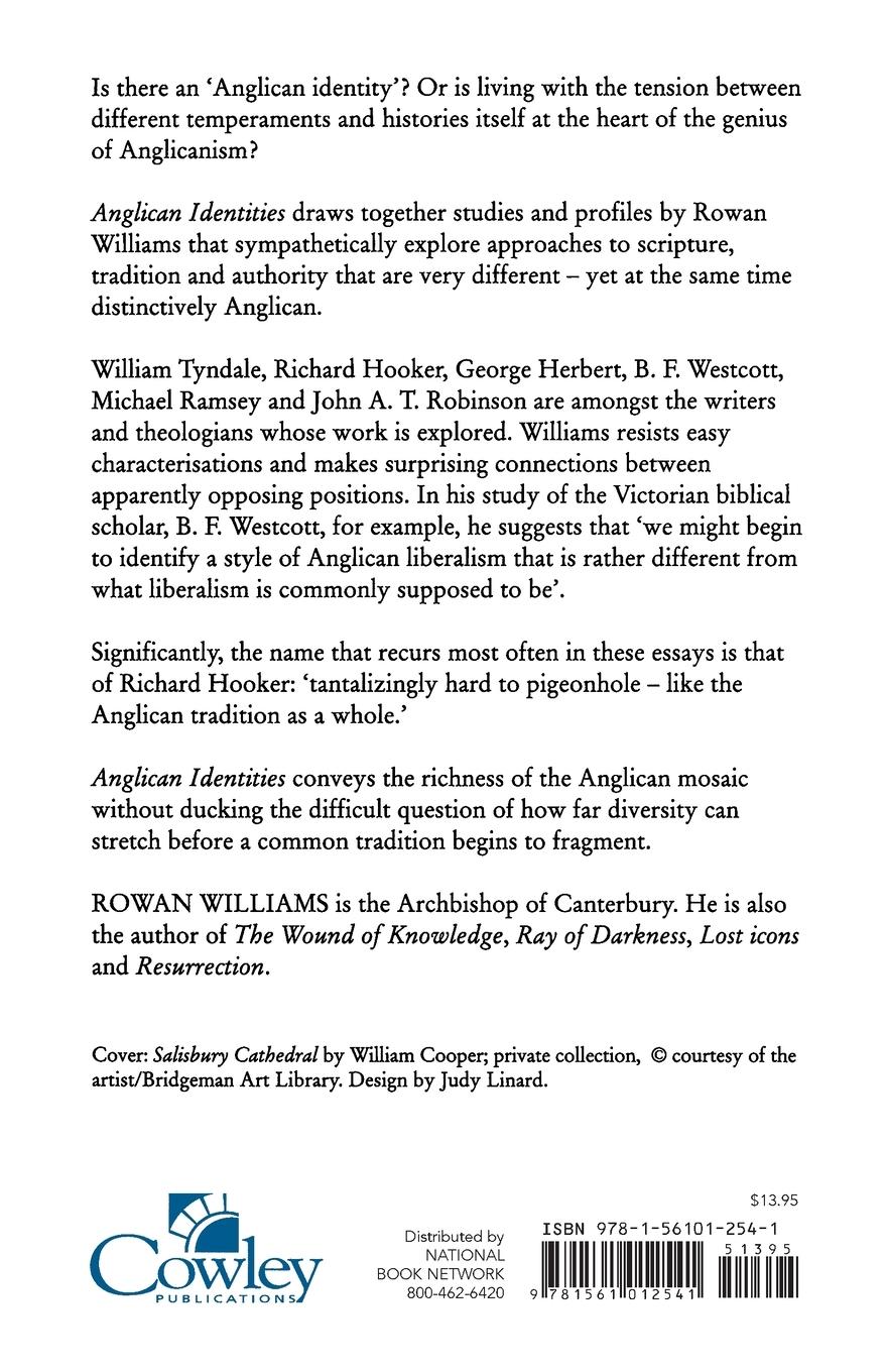 Rückseitencover Anglican Identities