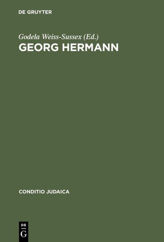 Vorderes Coverbild Georg Hermann