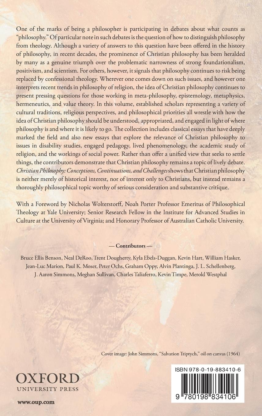 Rückseitencover Christian Philosophy