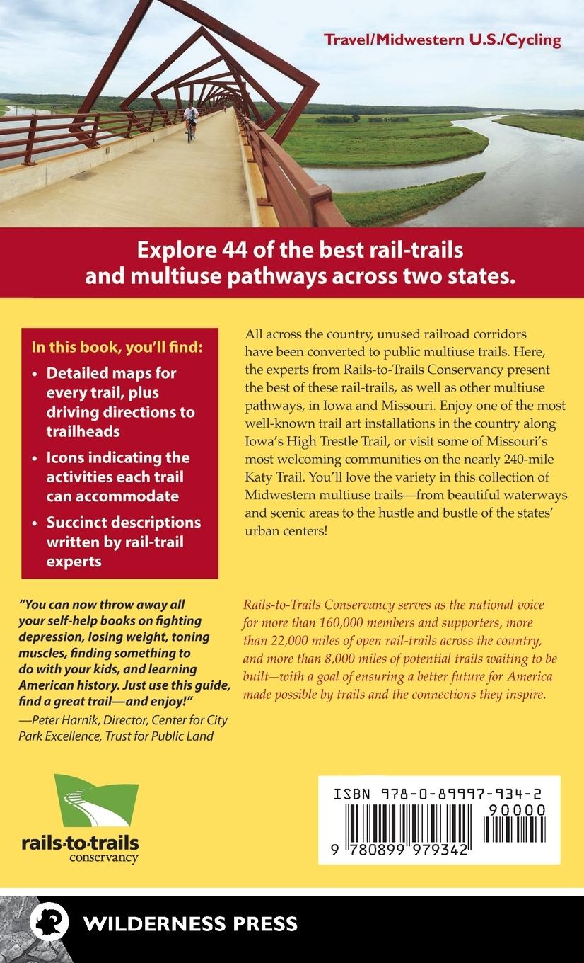 Rückseitencover Rail-Trails Iowa & Missouri