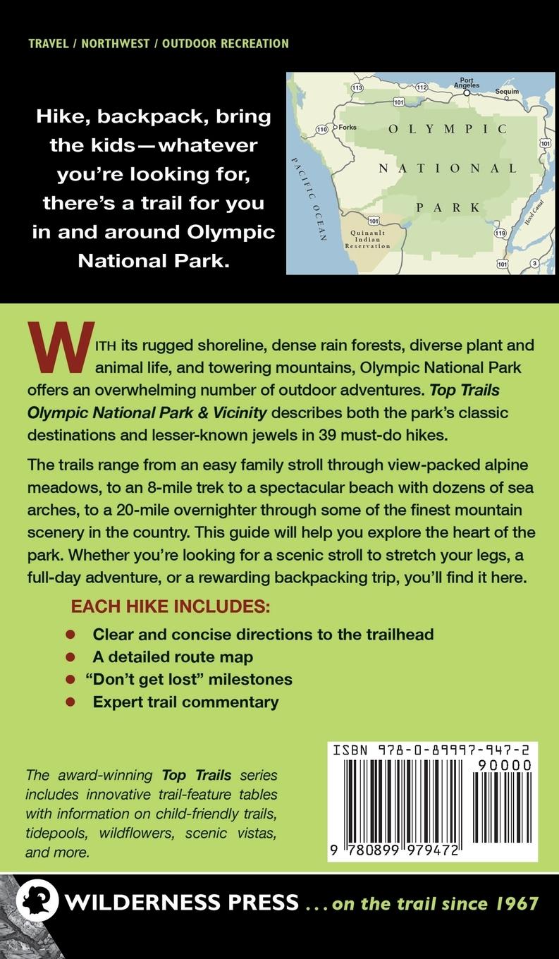 Rückseitencover Top Trails: Olympic National Park and Vicinity