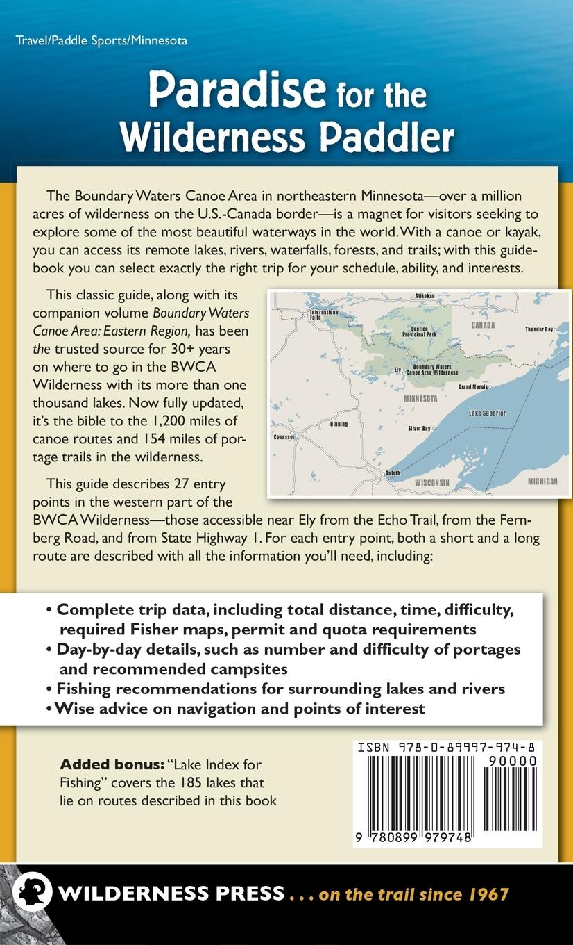 Rückseitencover Boundary Waters Canoe Area: Western Region