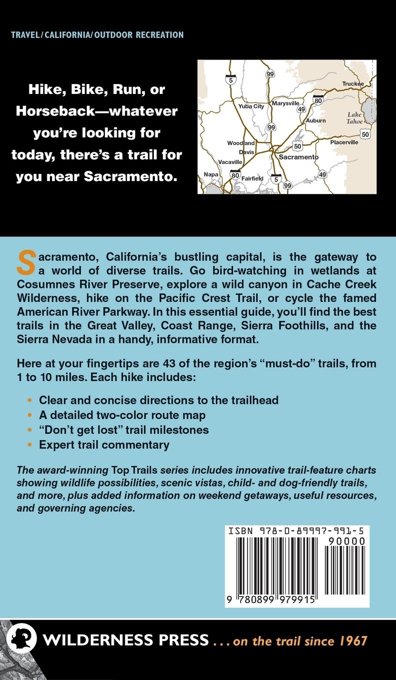 Rückseitencover Top Trails: Sacramento