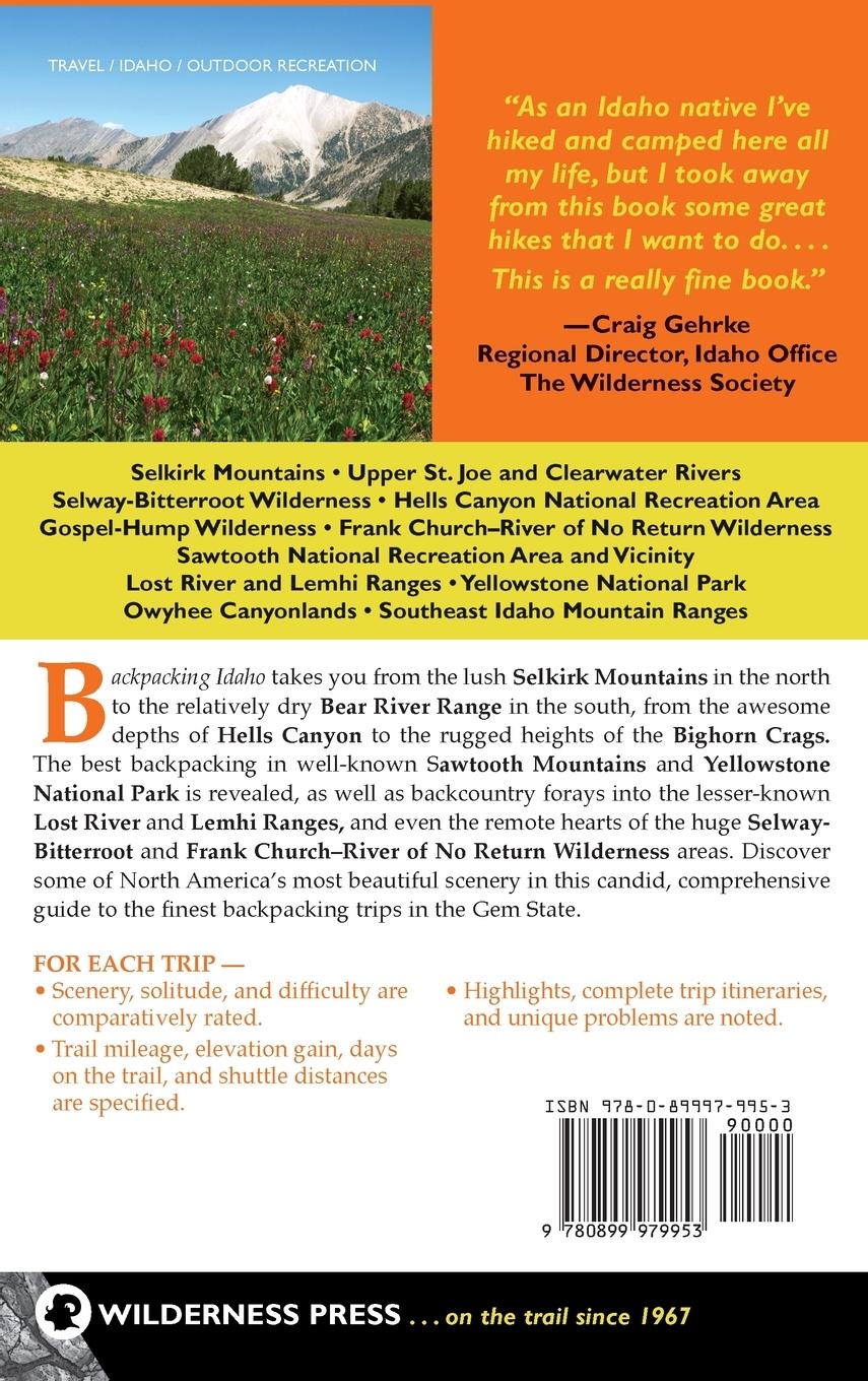 Rückseitencover Backpacking Idaho