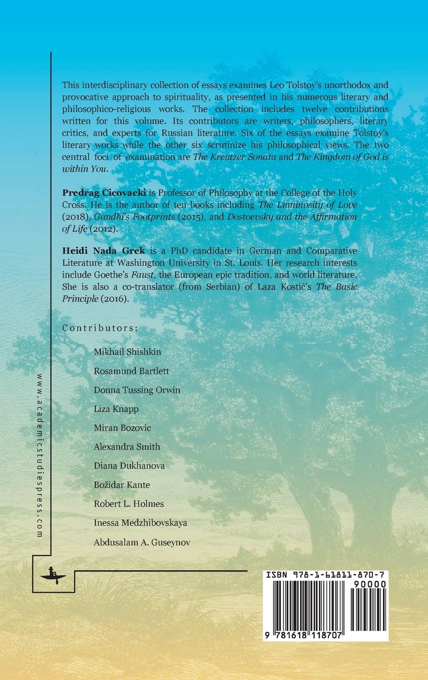 Rückseitencover Tolstoy and Spirituality