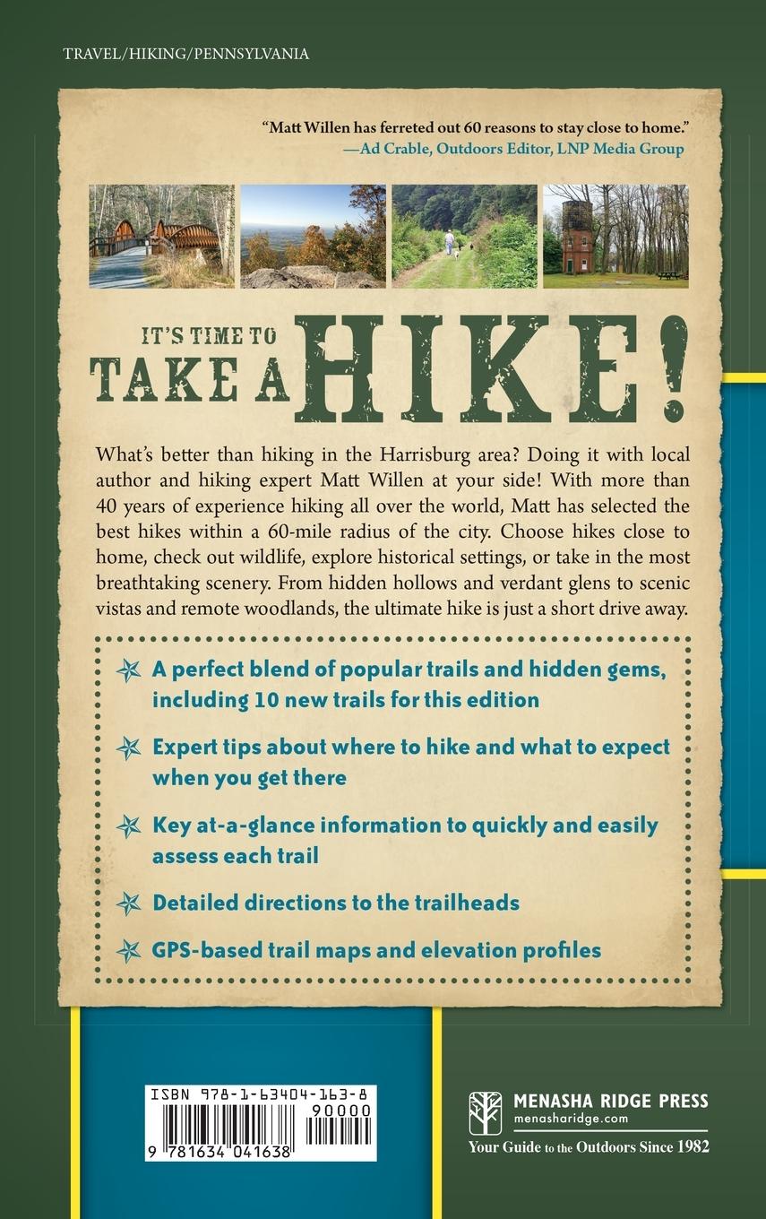 Rückseitencover 60 Hikes Within 60 Miles: Harrisburg
