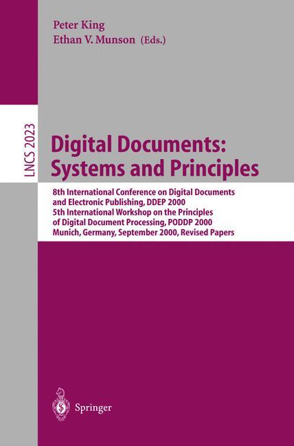 Vorderes Coverbild Digital Documents: Systems and Principles