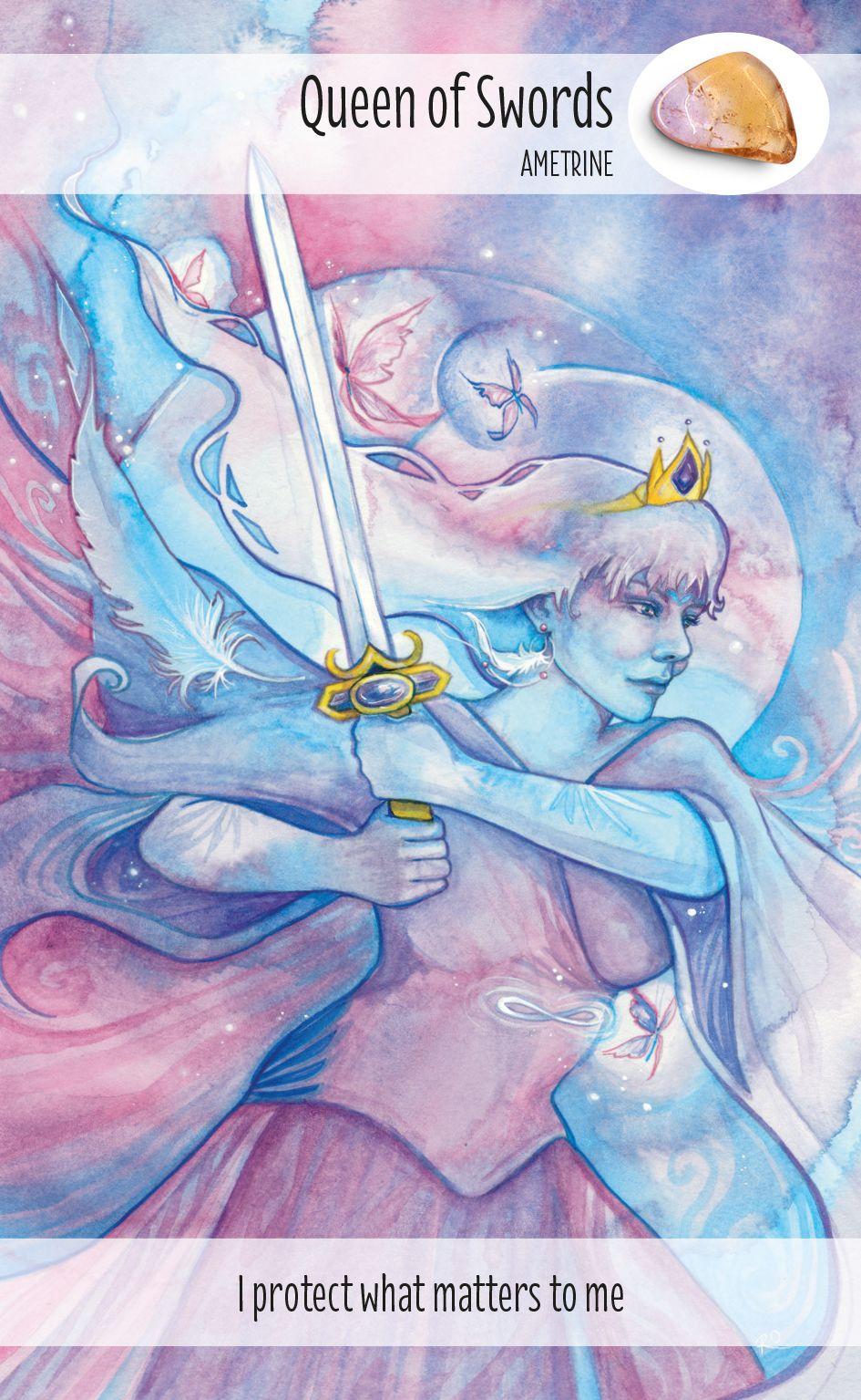 Beispielinhalt (Bild) The Crystal Power Tarot