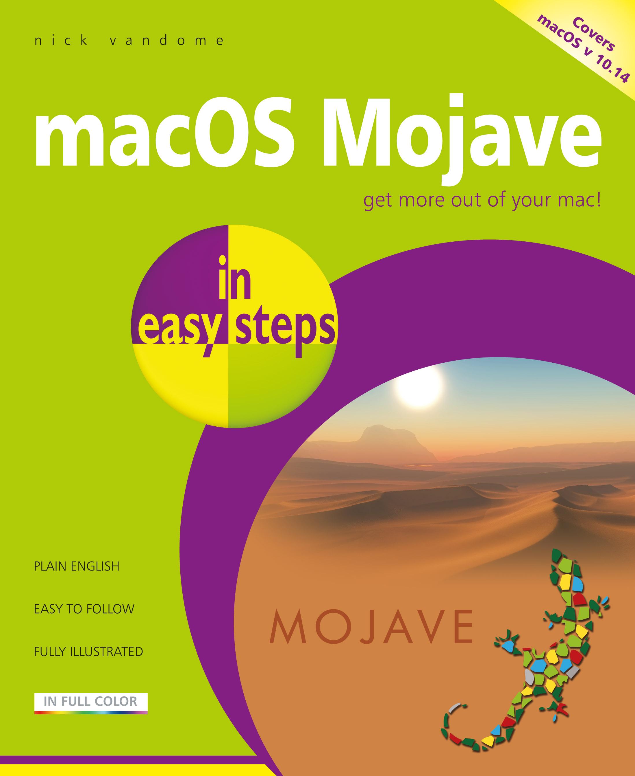 Vorderes Coverbild macOS Mojave in Easy Steps