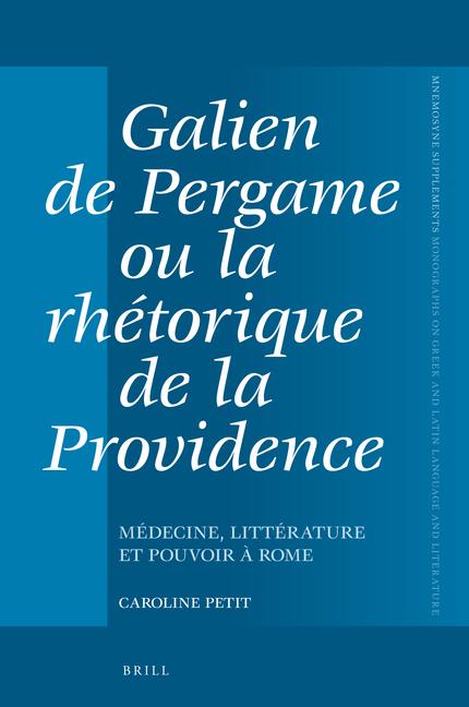 Vorderes Coverbild Galien de Pergame Ou La Rhétorique de la Providence