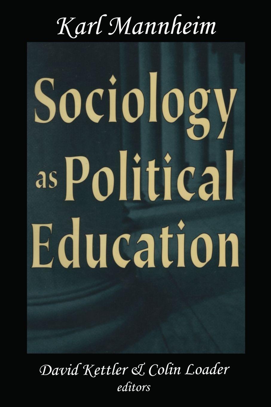 Vorderes Coverbild Sociology as Political Education