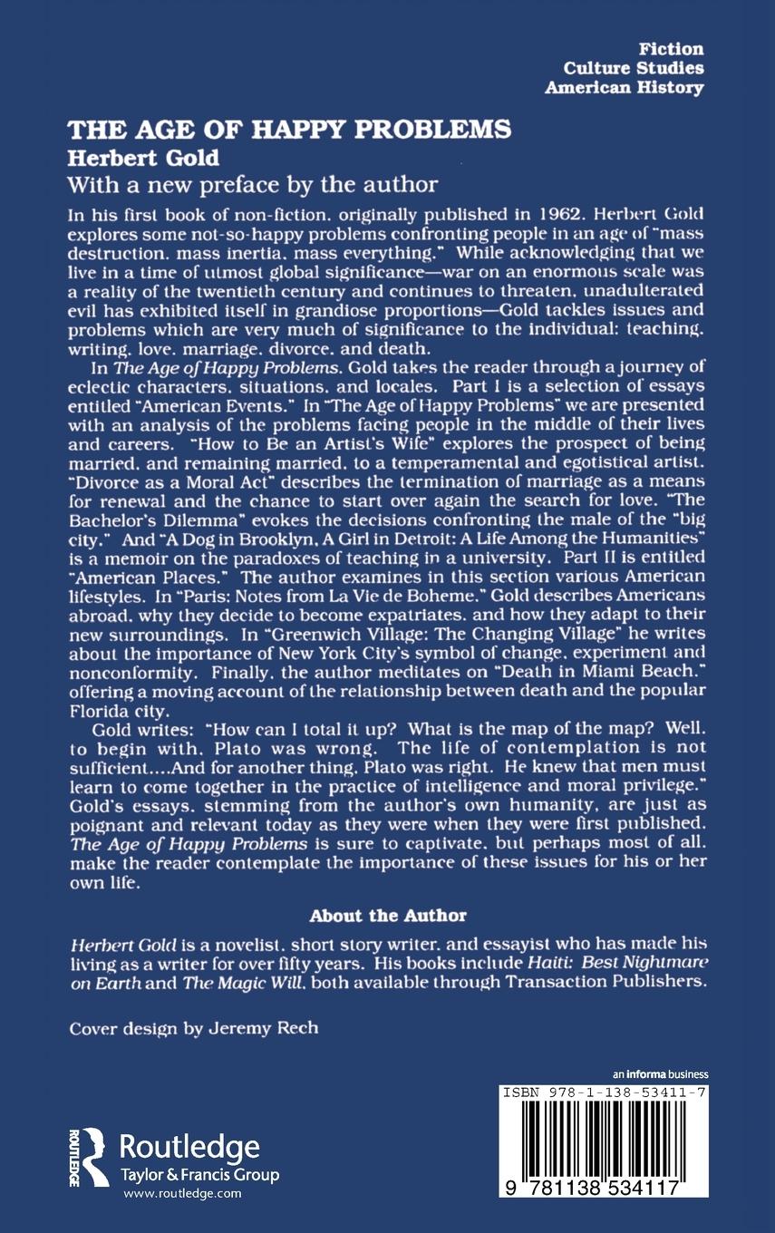 Rückseitencover The Age of Happy Problems