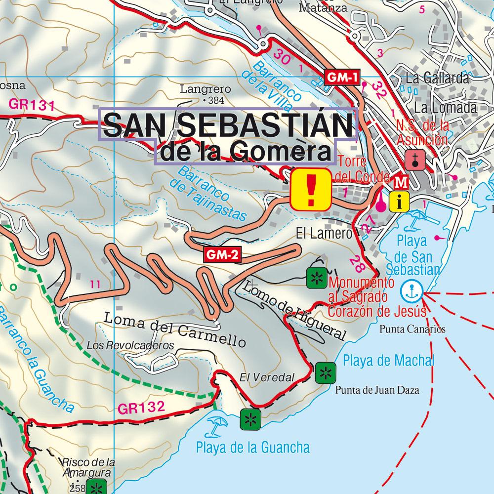 Beispielinhalt (Bild) Gomera, Autokarte 1:35.000