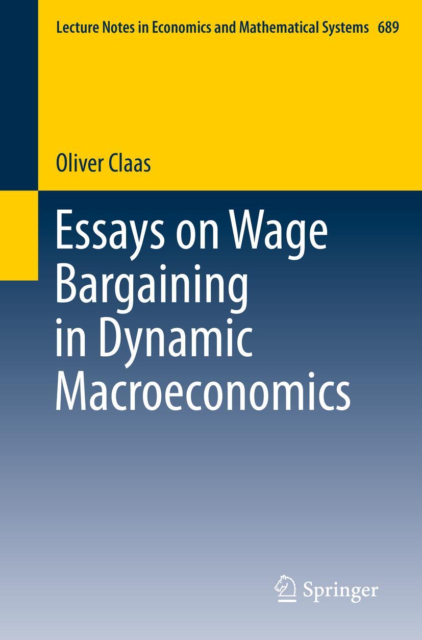 Vorderes Coverbild Essays on Wage Bargaining in Dynamic Macroeconomics