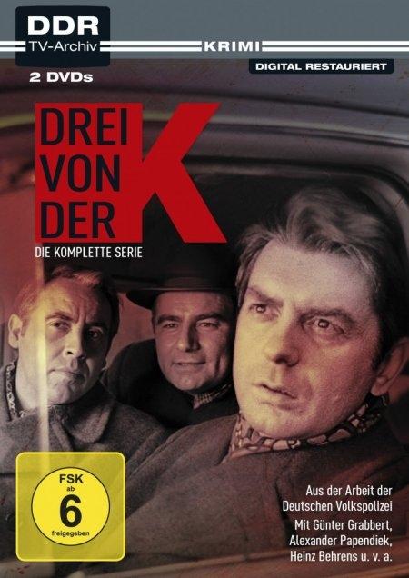 Vorderes Coverbild Drei von der K - Aus der Arbeit der Deutschen Volkspolizei