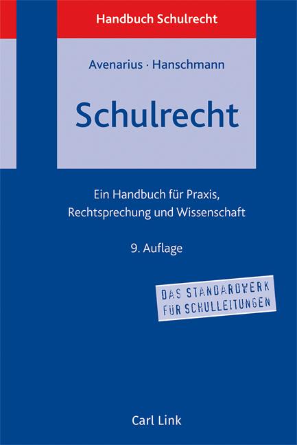 Vorderes Coverbild Schulrecht