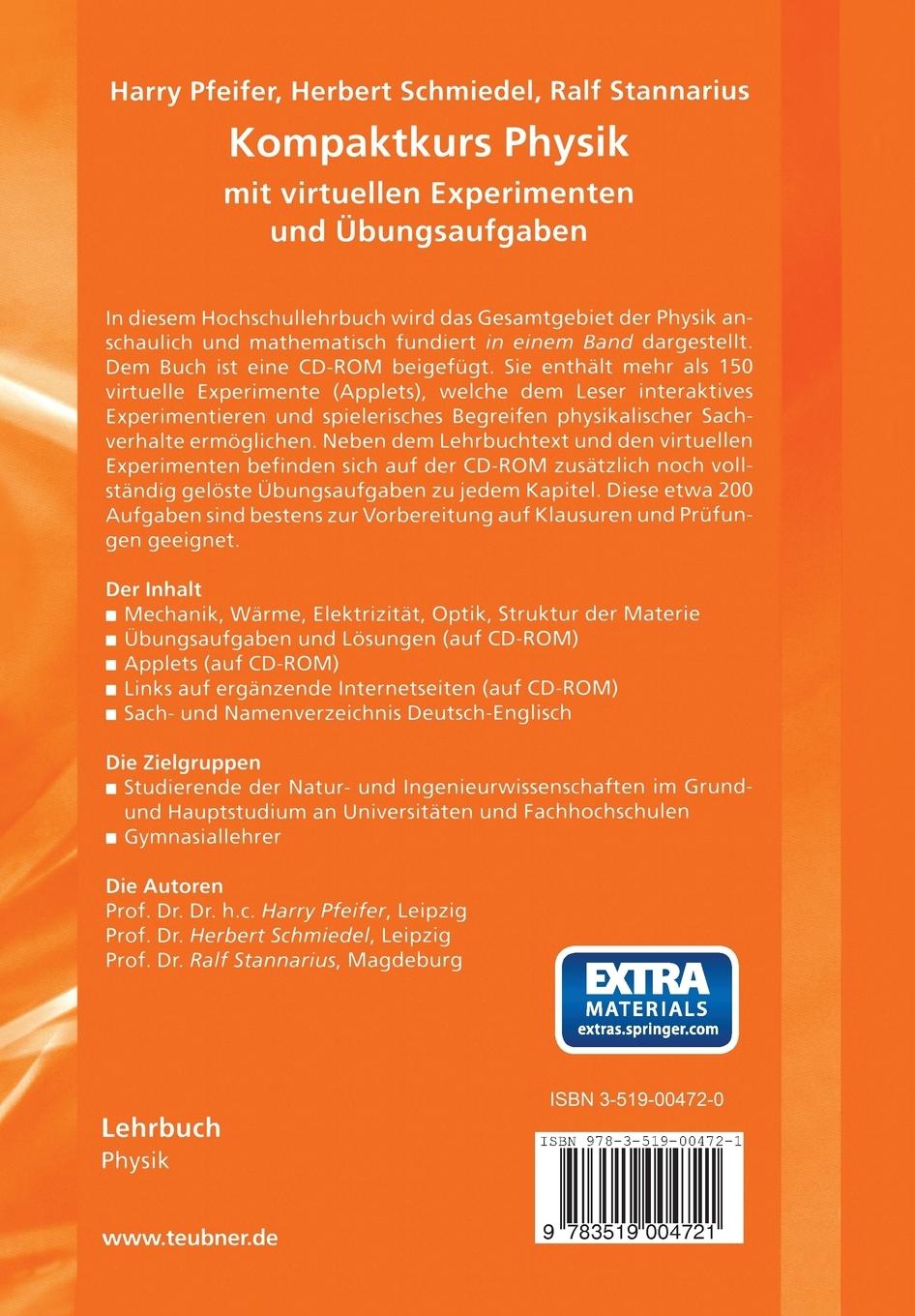 Rückseitencover Kompaktkurs Physik