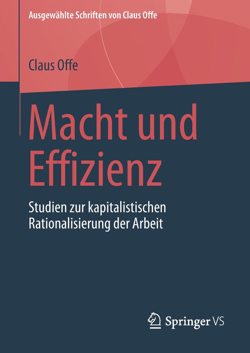 Vorderes Coverbild Macht und Effizienz