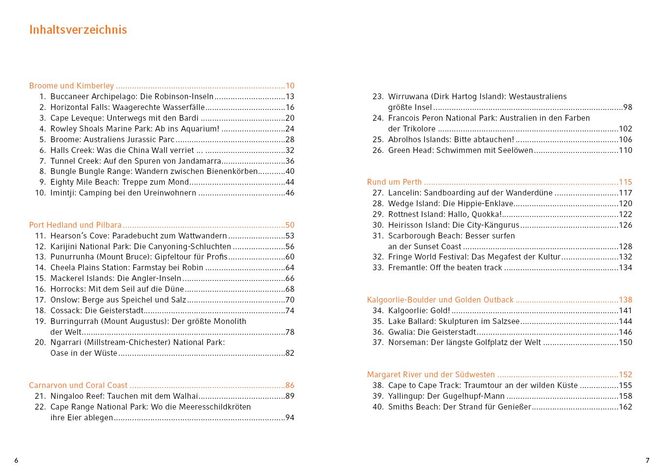 Beispielinhalt (Bild) Australien - Western Australia
