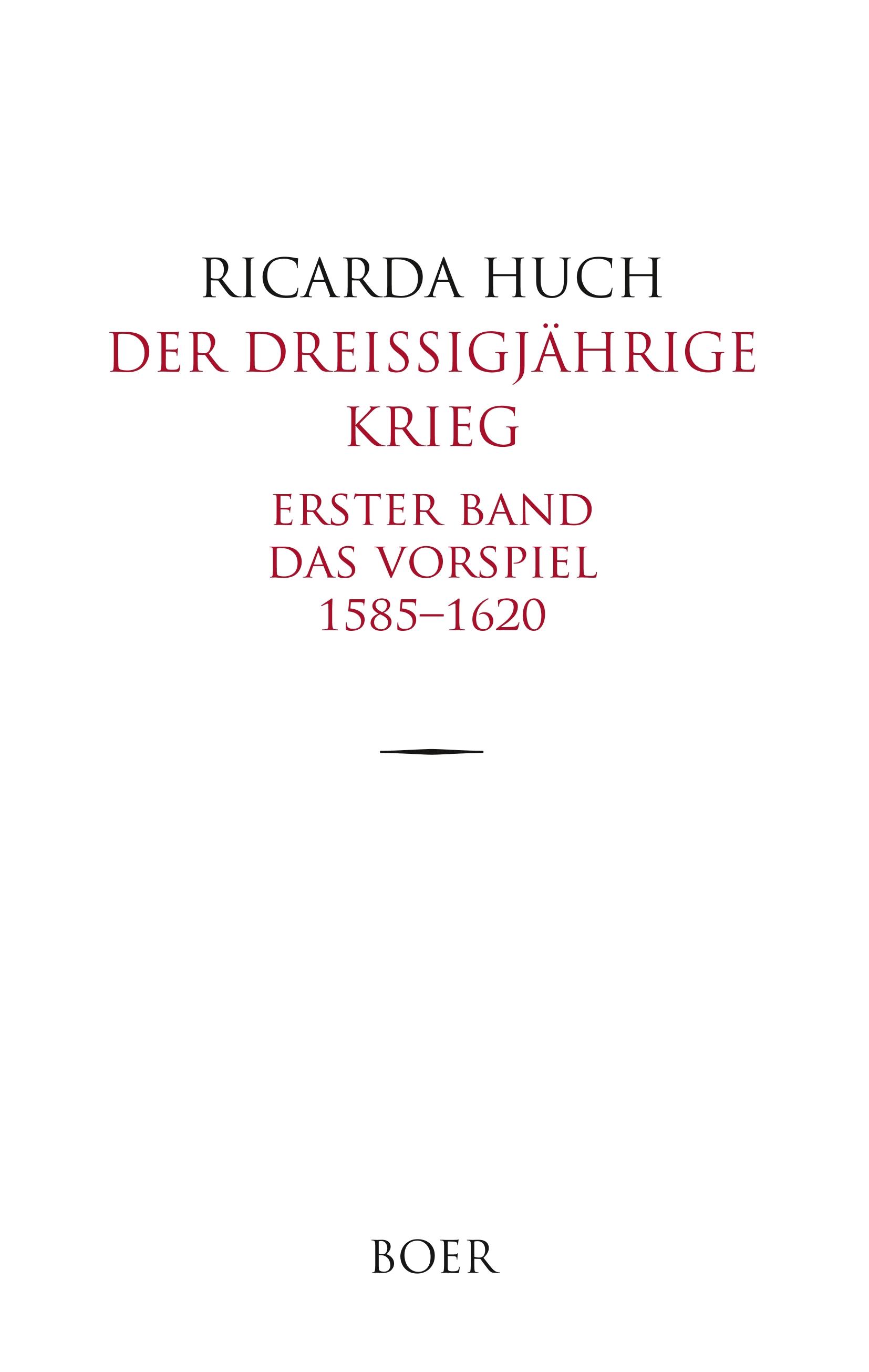 Vorderes Coverbild Der Dreißigjährige Krieg
