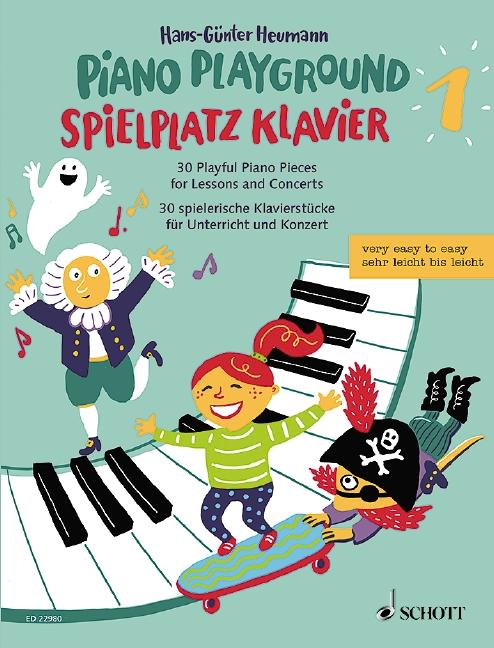 Vorderes Coverbild Spielplatz Klavier Band 1. Klavier.