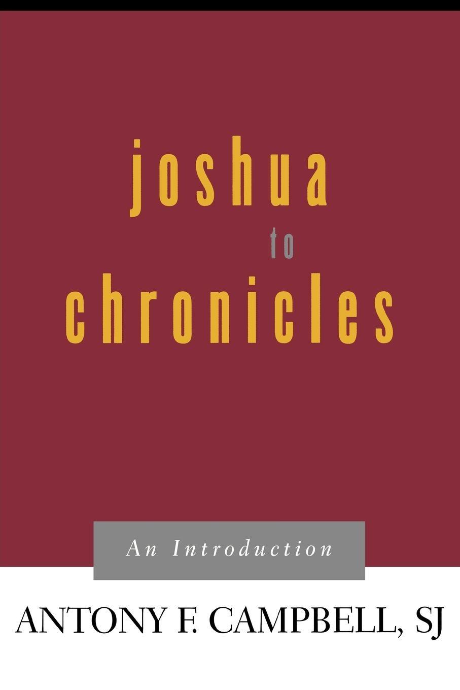 Vorderes Coverbild Joshua to Chronicles