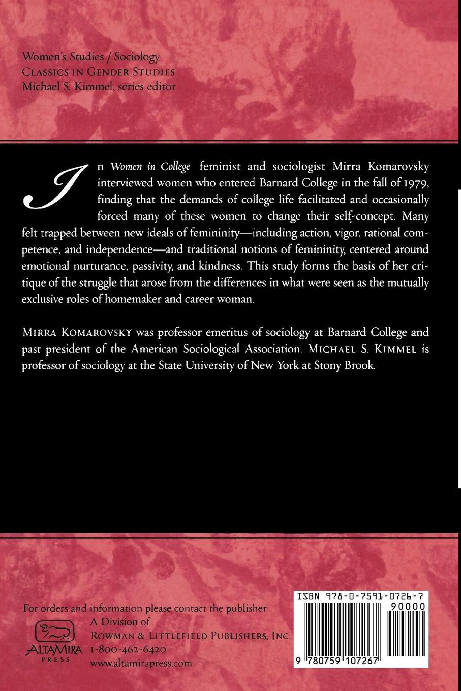 Rückseitencover Women in College