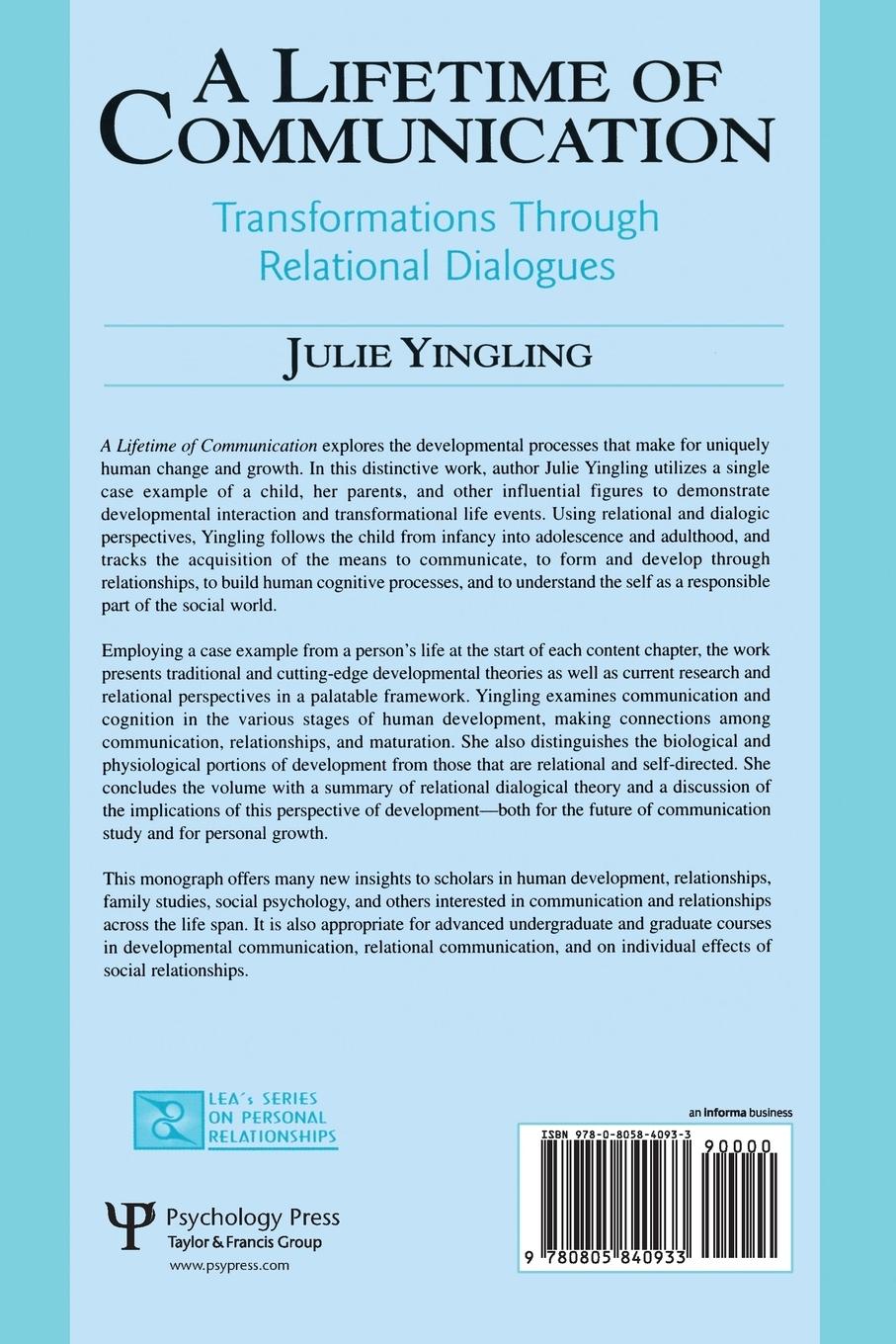 Rückseitencover A Lifetime of Communication