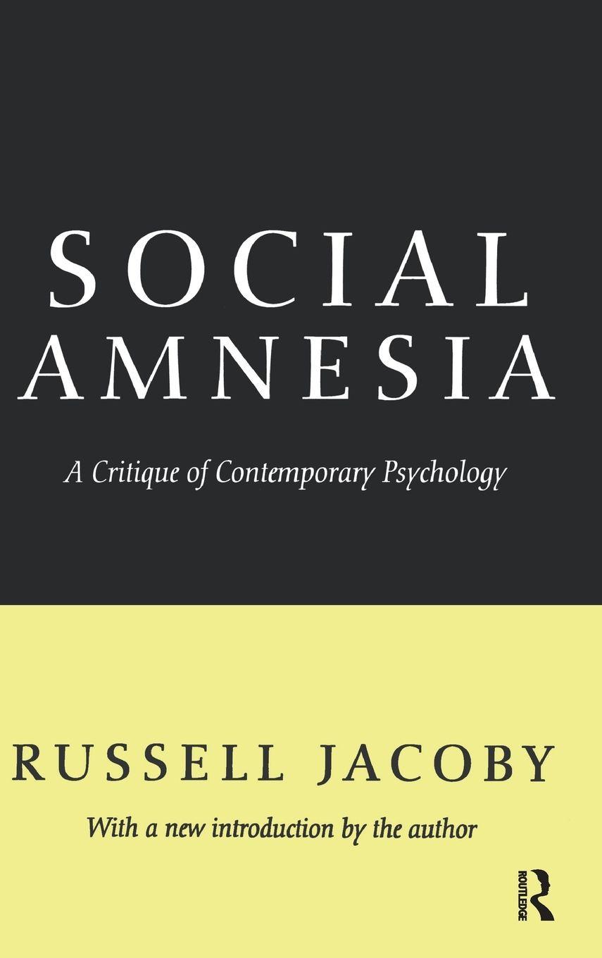 Vorderes Coverbild Social Amnesia