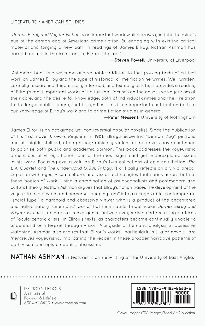 Rückseitencover James Ellroy and Voyeur Fiction