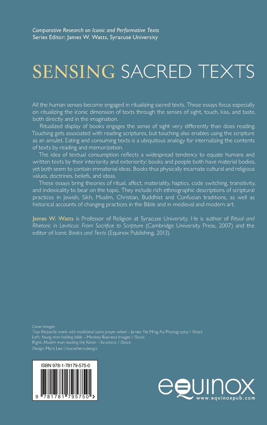 Rückseitencover Sensing Sacred Texts