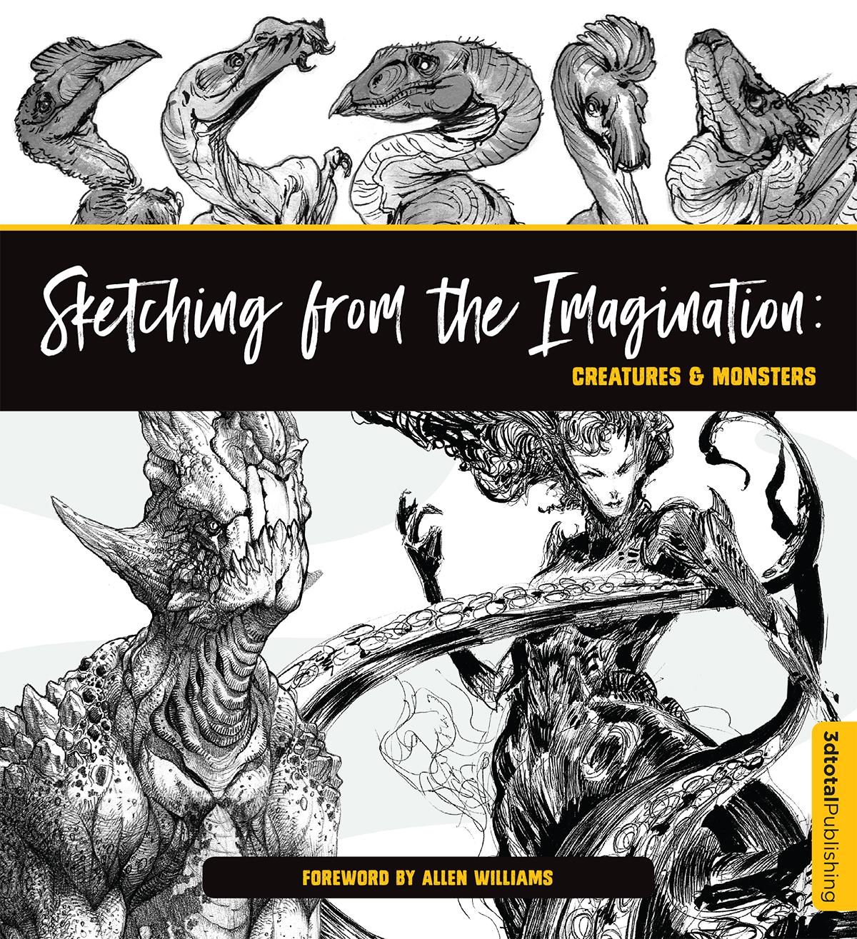 Vorderes Coverbild Sketching from the Imagination: Creatures & Monsters