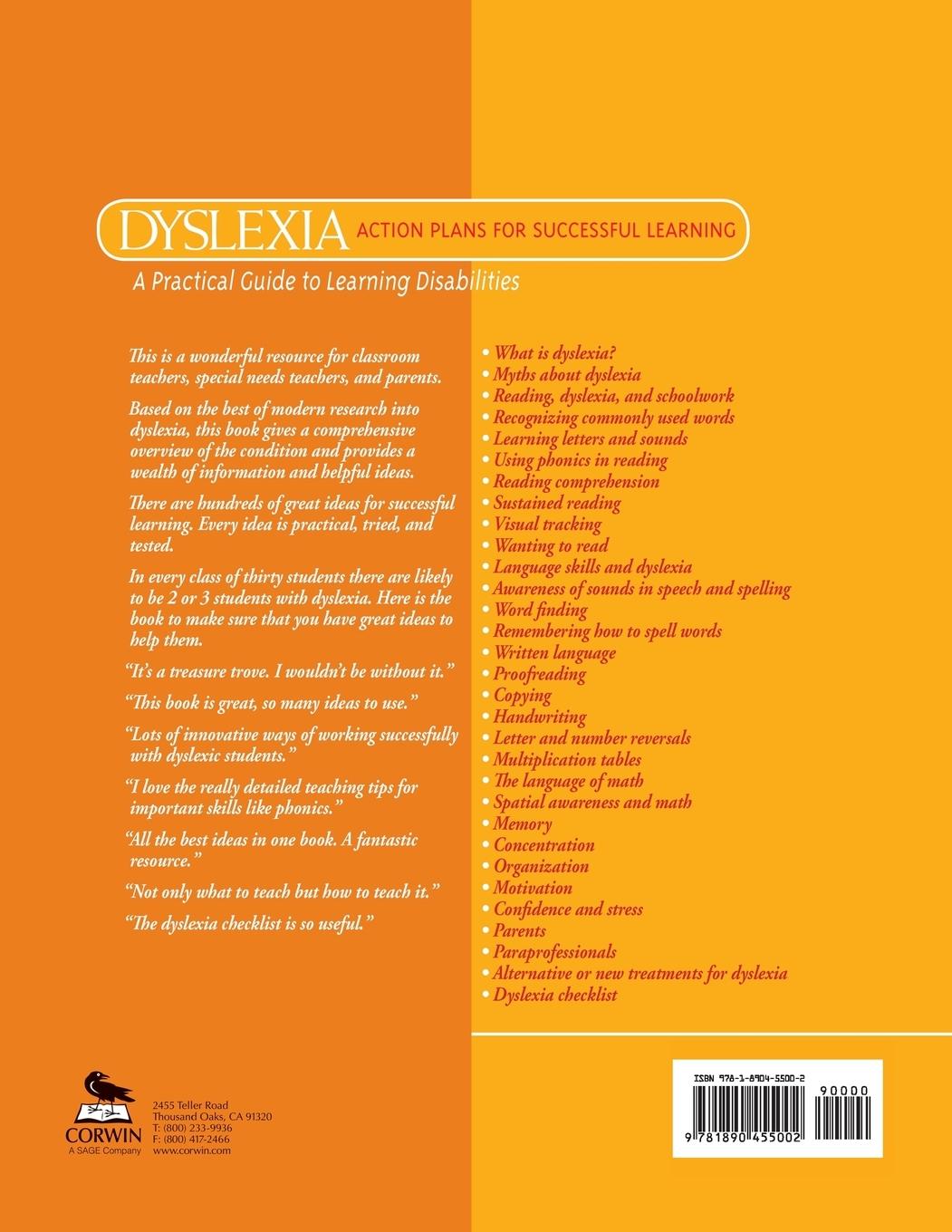 Rückseitencover Dyslexia