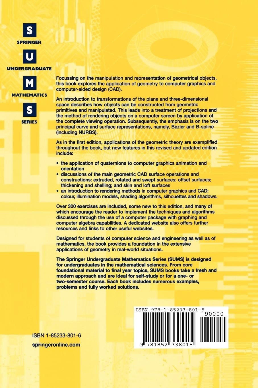 Rückseitencover Applied Geometry for Computer Graphics and CAD