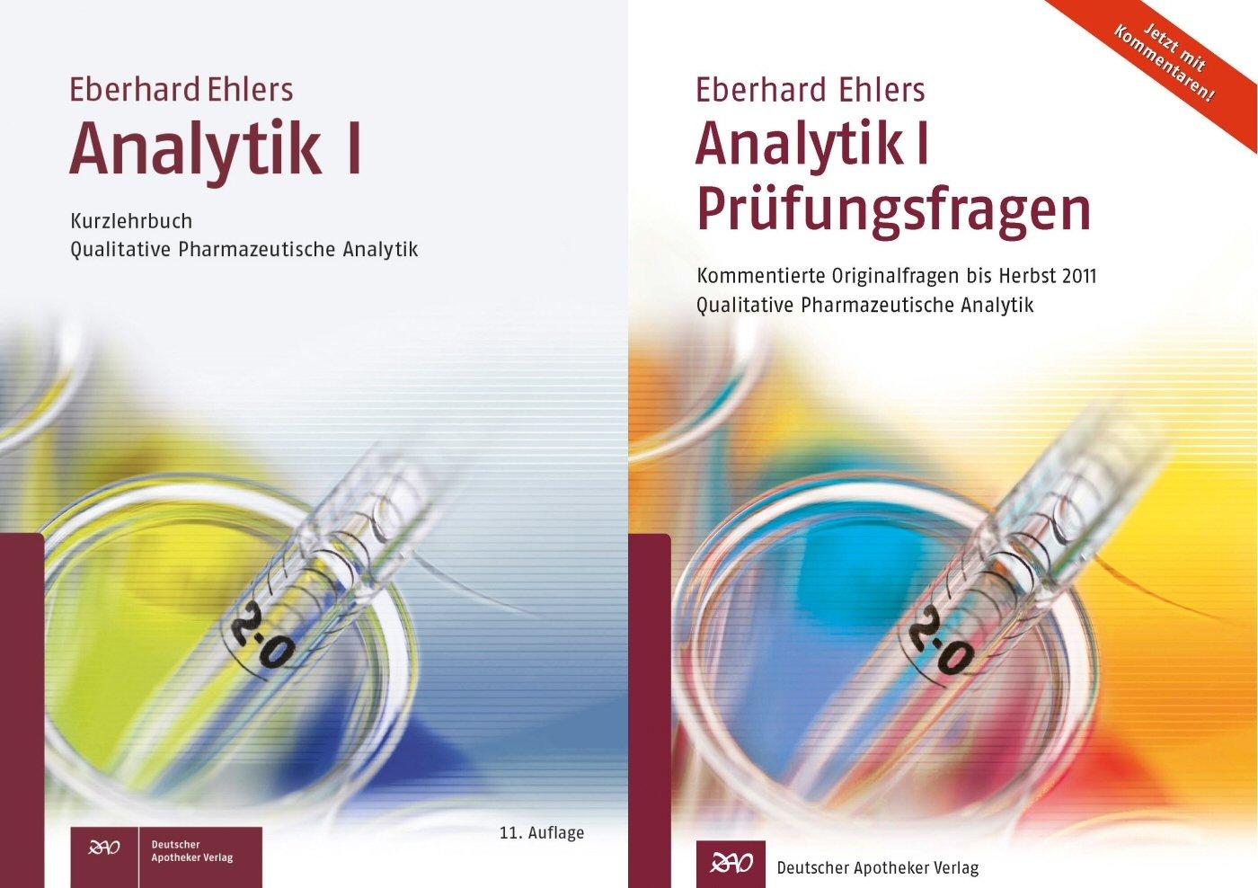 Vorderes Coverbild Analytik I - Kurzlehrbuch und Prüfungsfragen