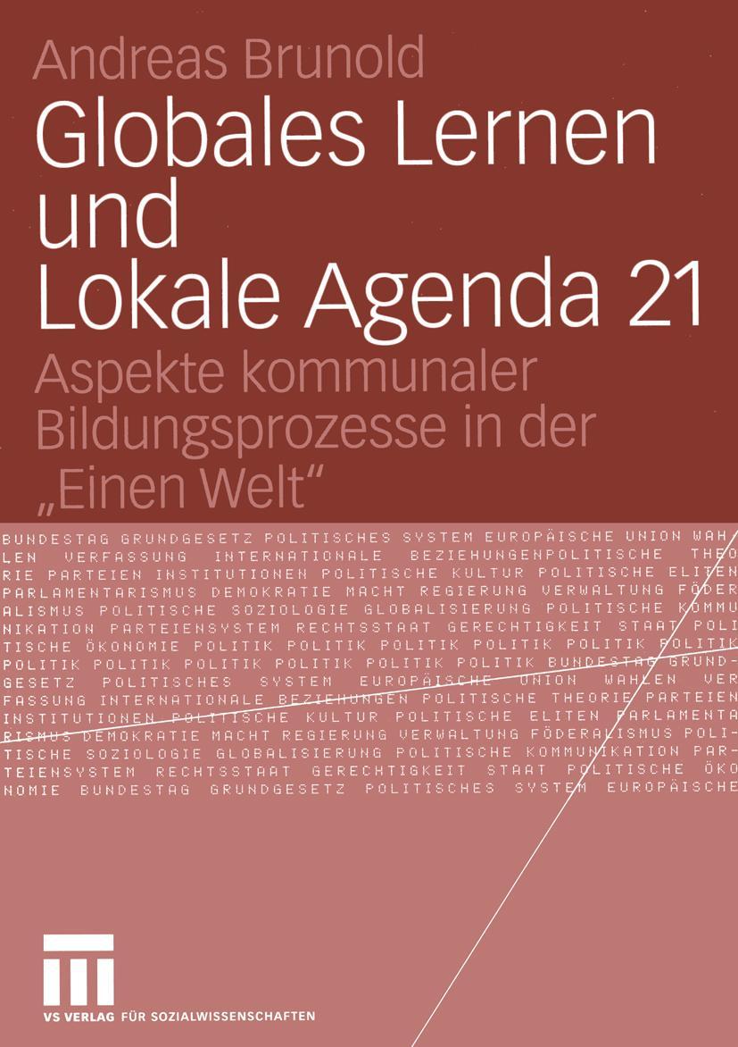 Vorderes Coverbild Globales Lernen und Lokale Agenda 21