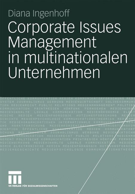 Vorderes Coverbild Corporate Issues Management in multinationalen Unternehmen