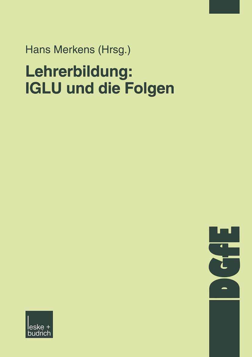 Vorderes Coverbild Lehrerbildung: IGLU und die Folgen