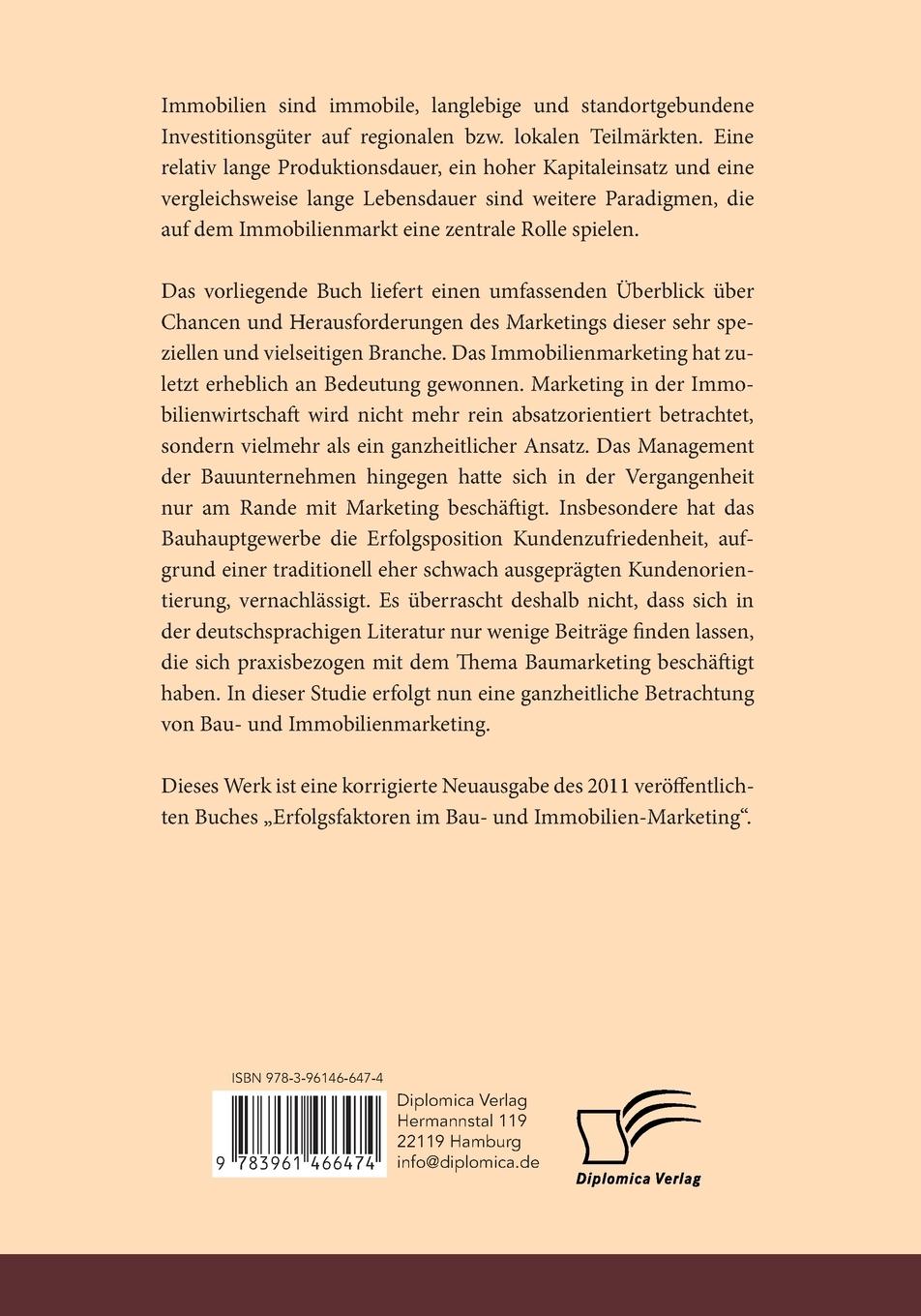 Rückseitencover Erfolgsfaktoren im Bau- und Immobilien-Marketing: Immobilien-Atlas Deutschland
