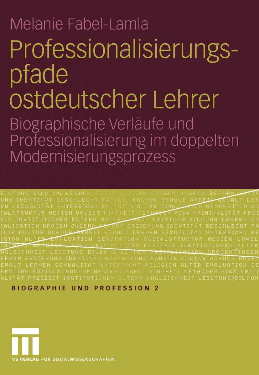 Vorderes Coverbild Professionalisierungspfade ostdeutscher Lehrer
