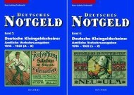 Vorderes Coverbild Deutsches Notgeld, Band 5 + 6