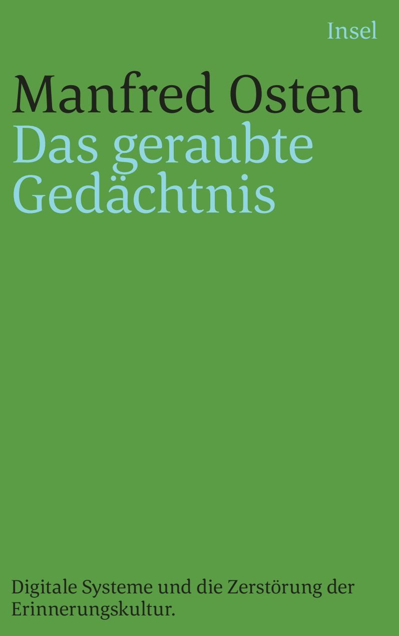 Vorderes Coverbild Das geraubte Gedächtnis