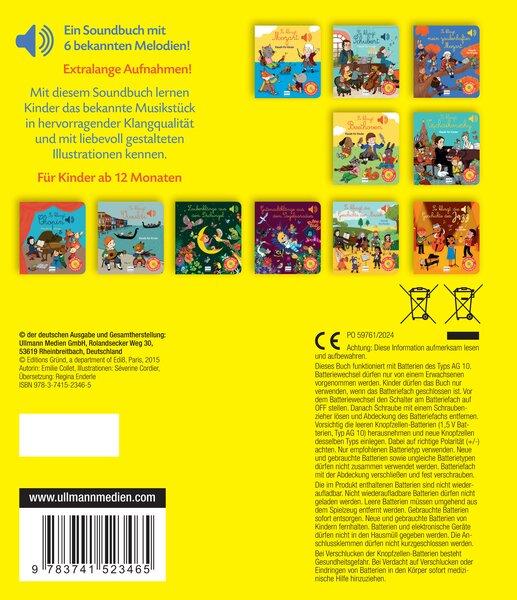 Rückseitencover So klingt der Karneval der Tiere