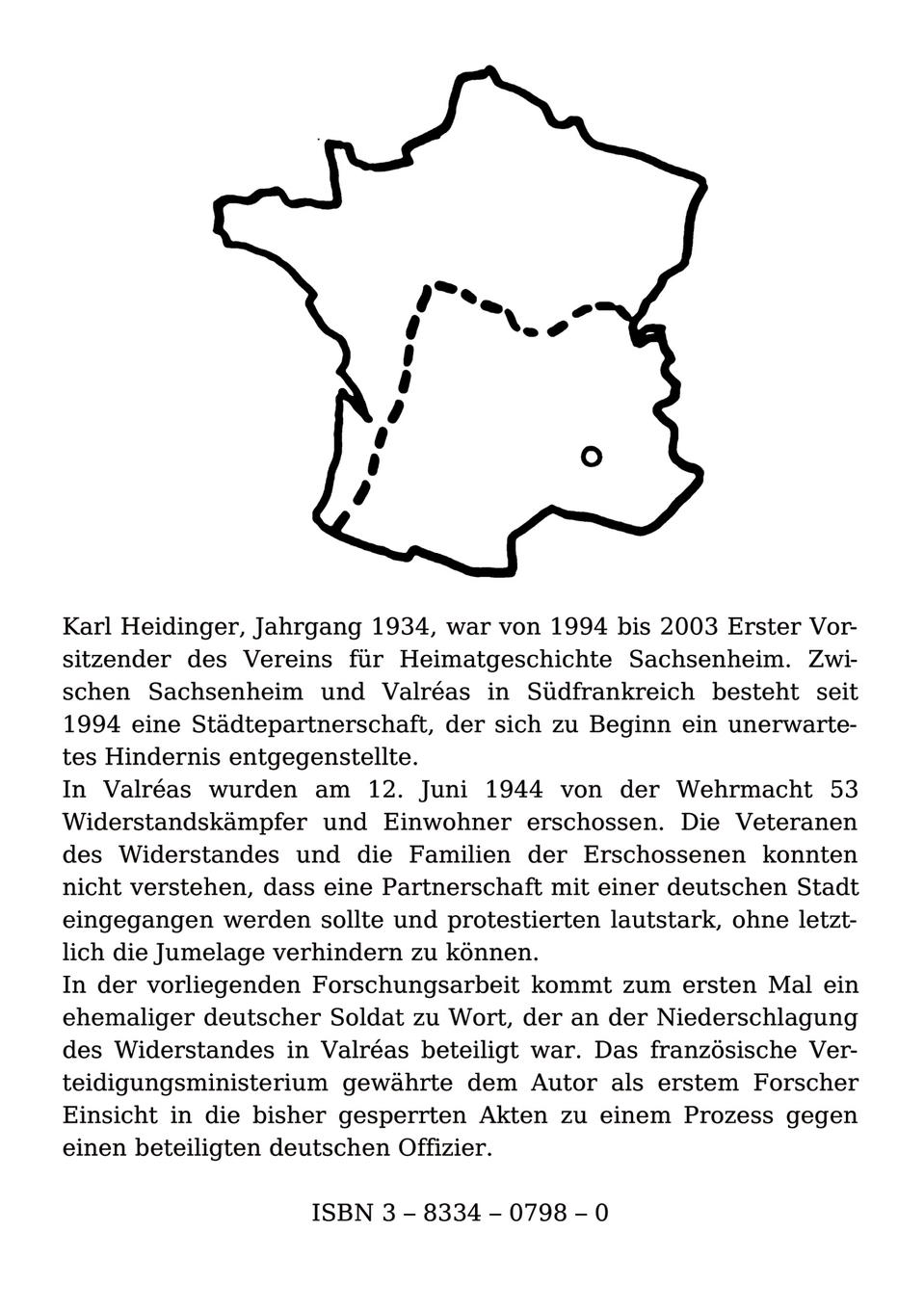 Rückseitencover Widerstand gegen die Wehrmacht